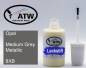 Preview: Opel, Medium Grey Metallic, 8XB: 20ml Lackstift, von ATW Autoteile West.
